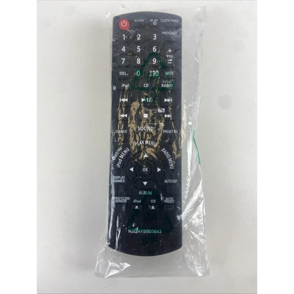N2QAYB000643 Replace Remote Control for Panasonic SC-HC55 SC-HC55DB SC-HC55DBEBK